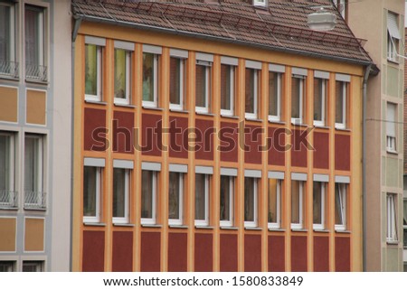 Architecture of the old town of Nuremberg