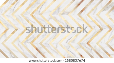 Marble luxury seamless pattern with golden decor. herringbone pattern surface classic style stone paving, seamless texture map.