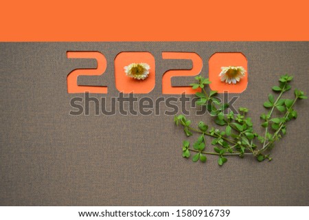 happy 2020 new year  card 