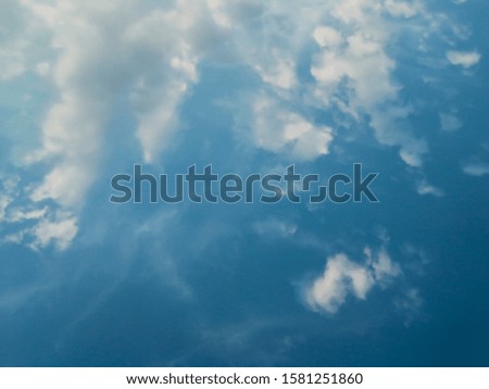 Beautiful clouds sky background picture.
