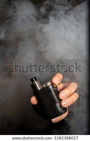 electronic cigarette smoke picture material