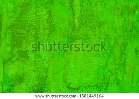 Concrete walls green textured background