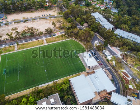 Sports play field in Sydney, Australia