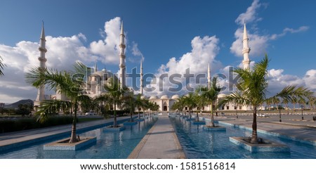 Grand Sheikh Zayed mosque in Fujairah UAE Royalty-Free Stock Photo #1581516814