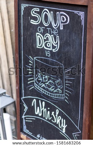 Soup Of The Day, Whisky