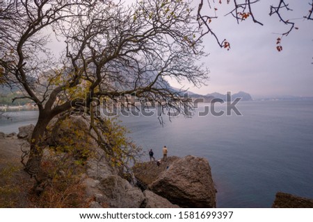 Photos of the Crimean peninsula. The Golitsyn trail originates on the southwestern shore of Green Bay. The trail was erected by order of Prince Golitsyn upon the arrival of Tsar Nicholas II.