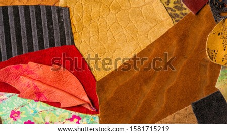 texture background pattern. decorative animal skin, bright colors painted. The panel is made by the artist. Screen printing on the skin of the animal This patterned animal is perfect for your design