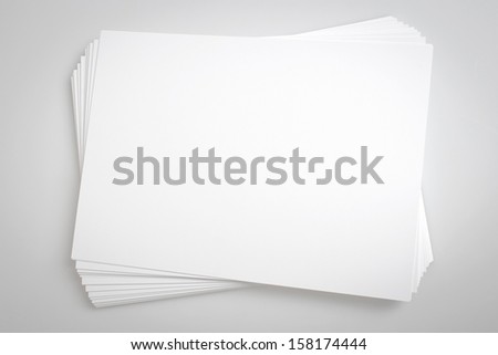 Sheets Of A4 Blank Paper