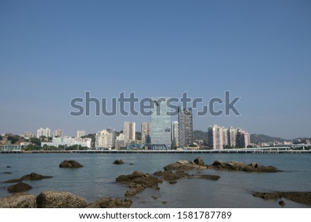 
Island and city. landscape picture in Gulangyu World Heritage ,Xiamen, China