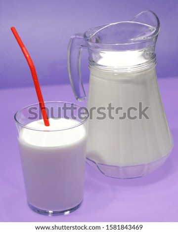 Bottle of milk, cow. Dairy product used in breakfast.