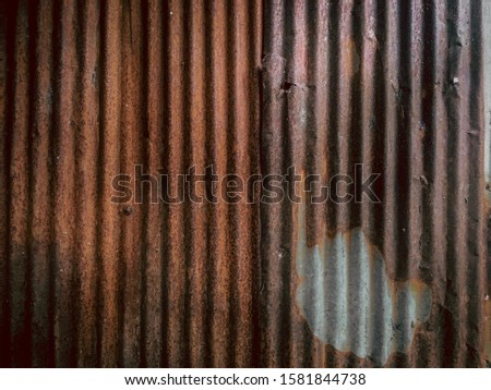 Old zinc vintage texture background, rusty galvanized