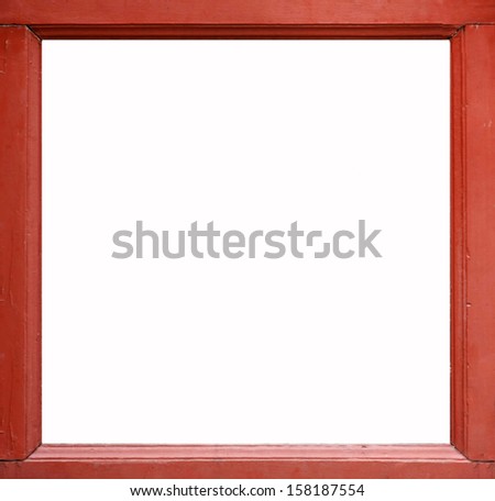 beautiful red wood patter frame for gallery image and text