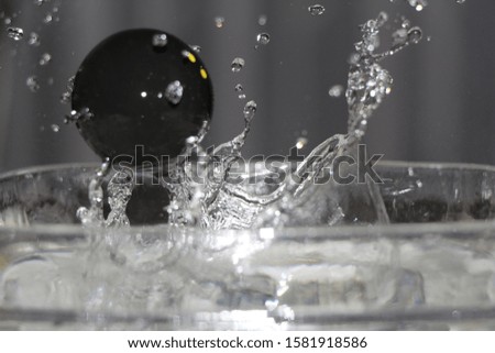 A dancing ball of harmony with water in harmony.