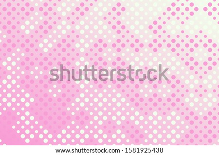 Geometrical circle pattern background - abstract colorful vector graphic design