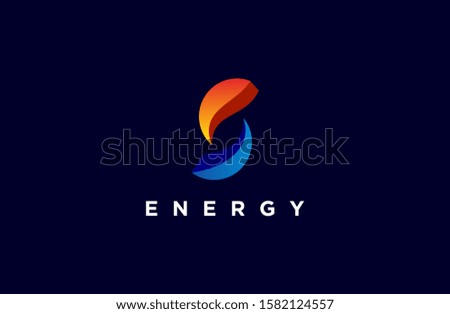 smart modern technology for energy logos. Vector illustration of icon template