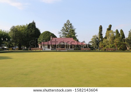 Rotorua Bowling Club at the Government Gardens in Rotorua, New Zealand
