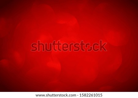 Red bokeh background. Concept for Christmas, New Year, Valentines and All Celebrations.