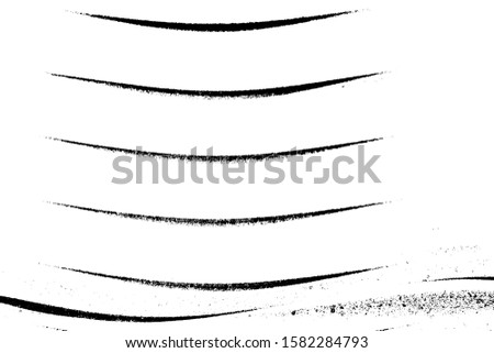 Wavy grunge overlay texture. Wave Stripe Background - simple texture for your design. Distressed artistic overlay template. EPS10 vector.