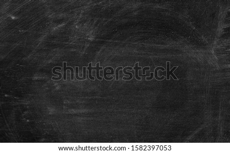 Blank, empty black chalkboard, blackboard texture