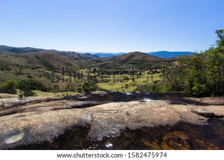 Juju waterfall in Papagaio Sierra, Mantiqueira Mountains, Minas Gerais state, Brazil