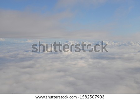 Aircraft Window Aerial View of Rural London, United Kingdom, Europe
