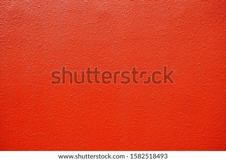 Red Paint Concrete Wall Texture Background.