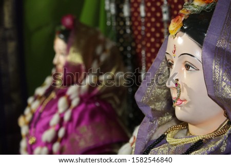 this is Lakshmi festival in india gouri punji bi kaha jata Hai  Royalty-Free Stock Photo #1582546840