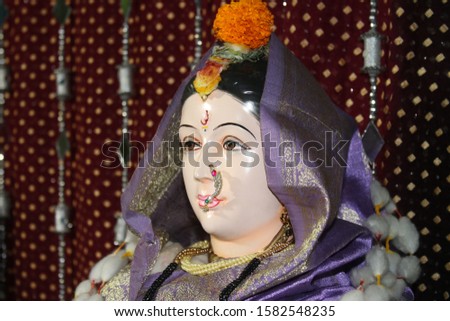 this is Lakshmi festival in india gouri punji bi kaha jata Hai  Royalty-Free Stock Photo #1582548235