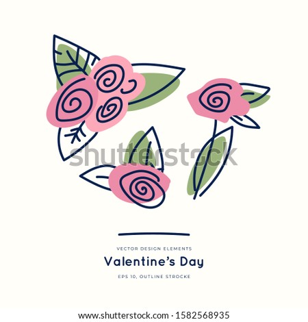 Love doodle icon isolated on white, hand drawn vector illustration. Happy Valentine's Day. Concept for card, children print, social media post