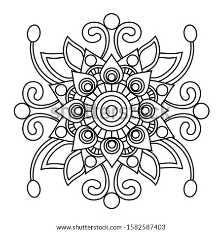 Coloring page flowers printable for adults.