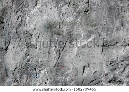 Gray concrete wall texture. Cement floor background with fine grain and scratches