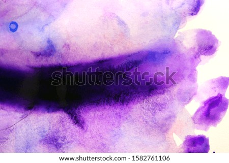 Purple Abstract Watercolor Texture Background