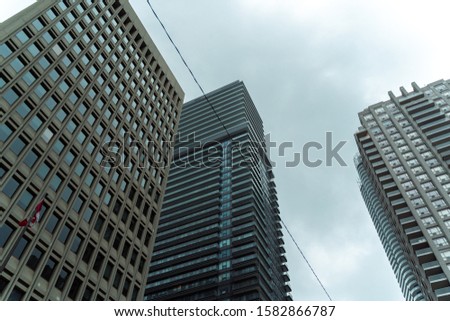 Skyscrapers at downtown in Toronto
