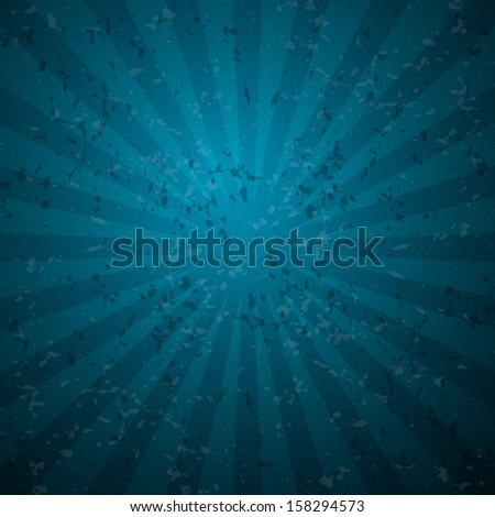Abstract Retro Vector Blue Background 