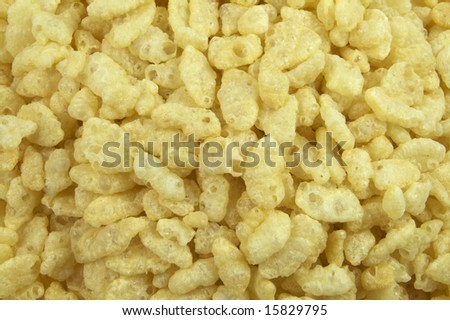 Rice Cereal Closeup