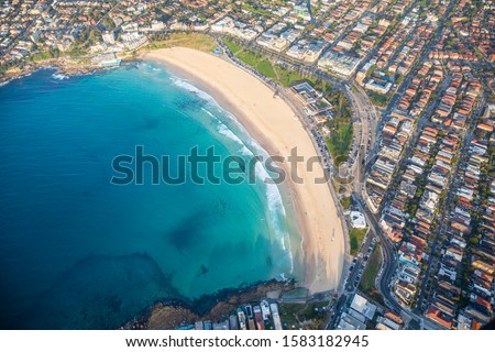 Bondi Beach, Sydney Australia by Helicopter