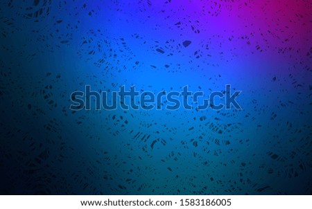 Dark Pink, Blue vector doodle bright background. Creative illustration in blurred style with roses. Hand painted design for web, wrapping, wallpaper.