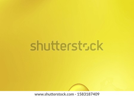 Dark Yellow vector pattern with bubble shapes. Geometric illustration in memphis style with gradient.  The best blurred design for your business.