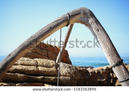 Sea woodern sculpture with blue sky
Indian Ocean South Africa Royalty-Free Stock Photo #1583363896
