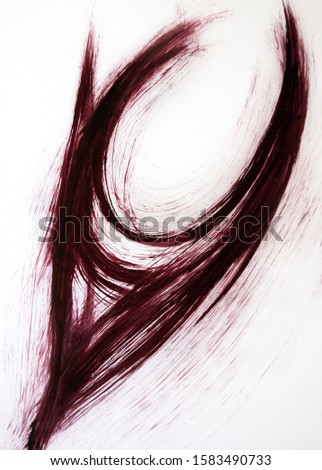 Harmony of a dancing ballerina Abstract graphics for decoration for wallpapers, poster, cover booklet, postcards, cards, clothes, textile, ceramics and web, useful abstract graphics for brain health