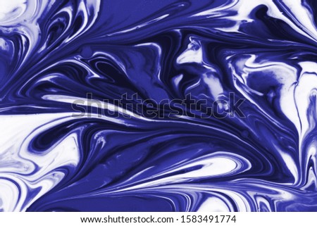Phantom Blue background from liquid and color combinations