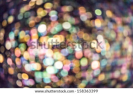 abstract colorful bokeh as background