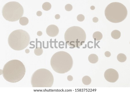round shape colored on white background 
