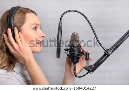 An employee of a radio station, works on the radio, or on the sound recording of film dubbing