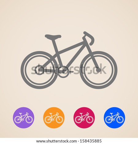 vector bike icons