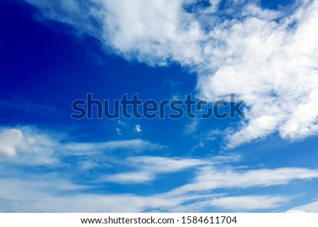 clear colorful soft sky with white cloud