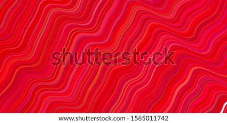 Light Red, Yellow vector background with wry lines. Brand new colorful illustration in simple style. Abstract style for your business design.