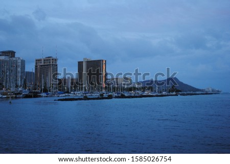 This is a picture of buildings in Hawaii.