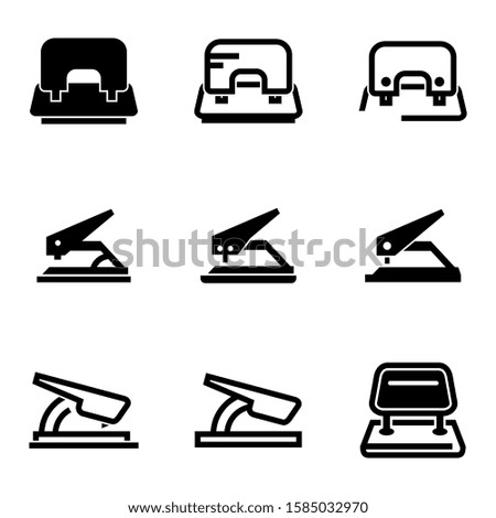 hole punch icon isolated sign symbol vector illustration - Collection of high quality black style vector icons
