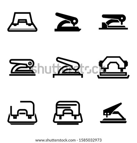 hole punch icon isolated sign symbol vector illustration - Collection of high quality black style vector icons

